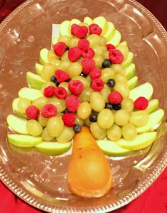 Festive Holiday Fruit Tree 